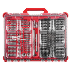 106pc 1/4" and 3/8" Metric & SAE Ratchet and Socket Set with PACKOUT™ Low-Profile Organizer