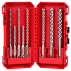Milwaukee 8-Piece SDS Plus MX4 4-Cutter Drill Bit Kit | 48-20-7663