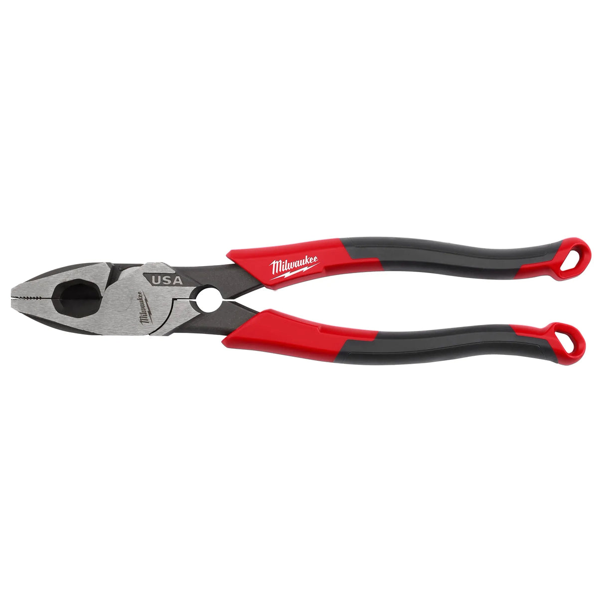 Milwaukee 9" Lineman's Comfort Grip Pliers with  Thread Cleaner (USA) | MT550T