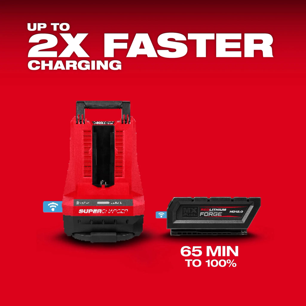 Milwaukee MX FUEL REDLITHIUM FORGE HD12.0 BATTERY/SUPER CHARGER EXPANSION KIT | MXFSC-1HD12