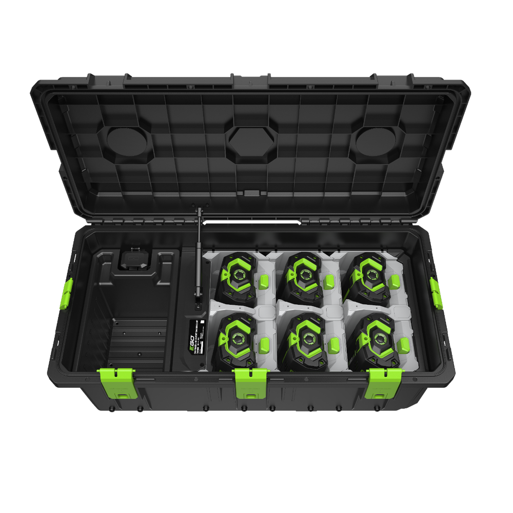 EGO Power+ CHU6001 Commercial 6-Port Mobile Charging Case with Charging Adapter Kit
