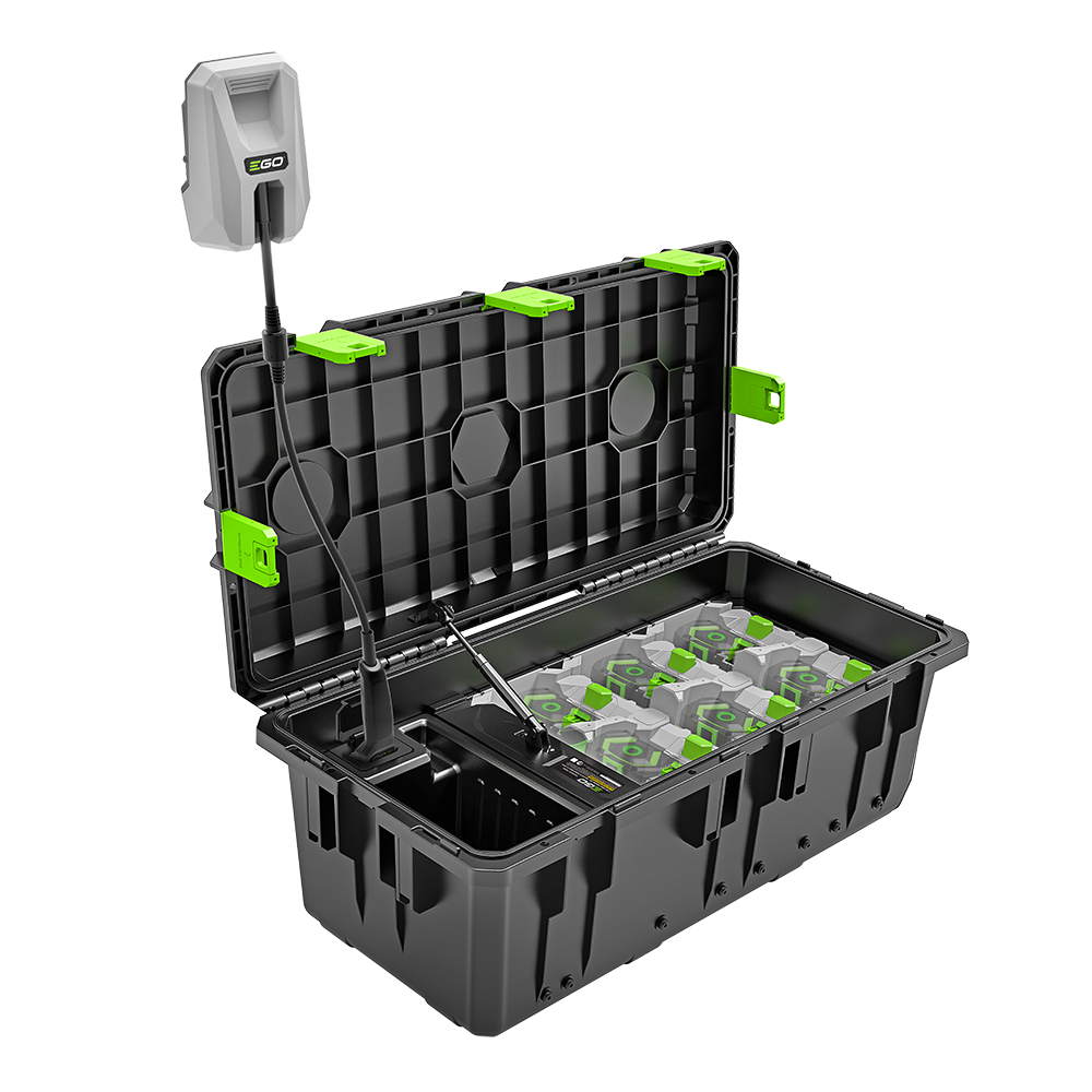 EGO Power+ CHU6001 Commercial 6-Port Mobile Charging Case with Charging Adapter Kit
