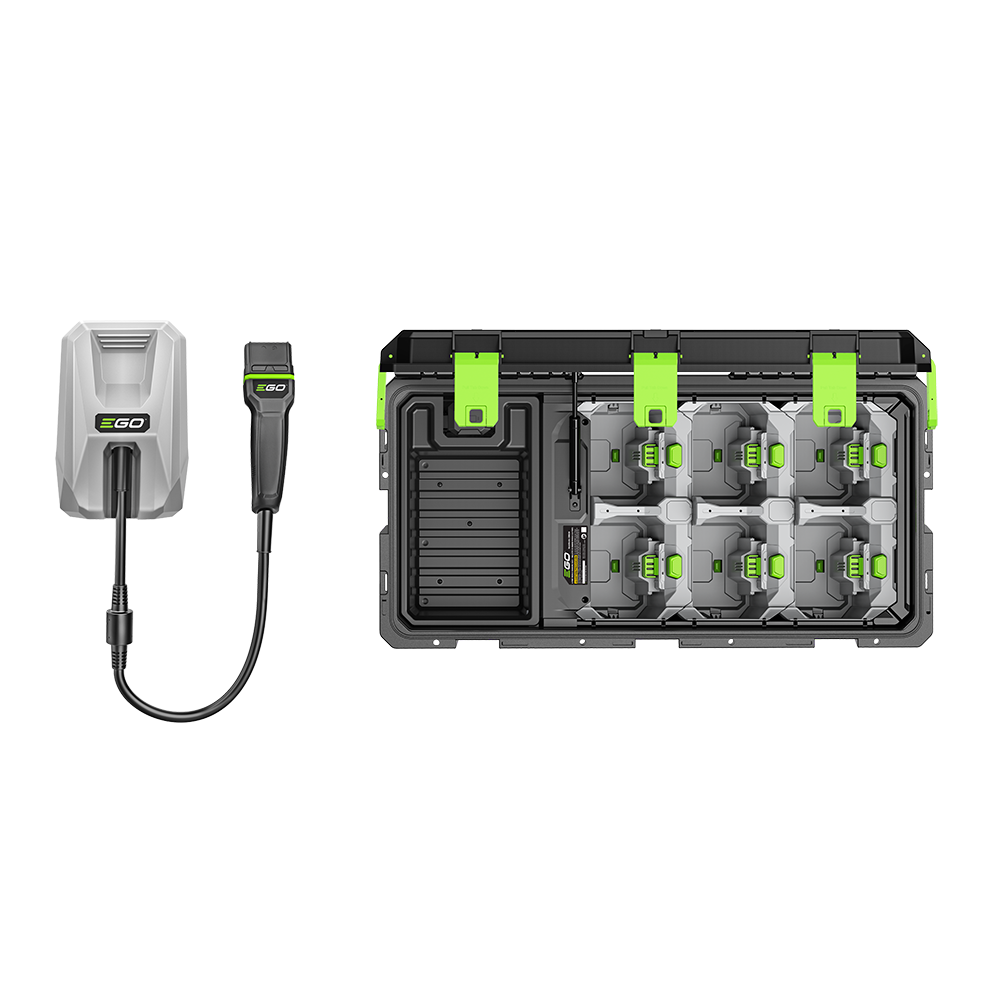 EGO Power+ CHU6001 Commercial 6-Port Mobile Charging Case with Charging Adapter Kit