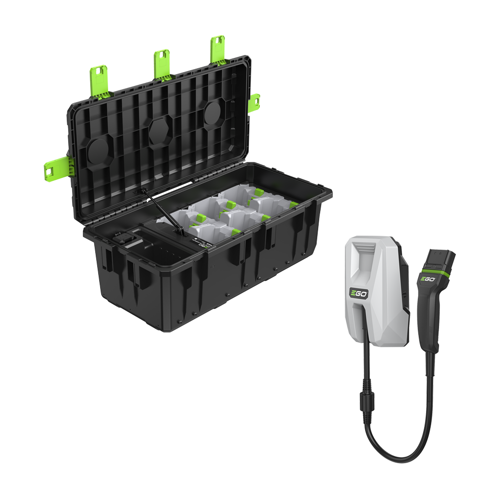 EGO Power+ CHU6001 Commercial 6-Port Mobile Charging Case with Charging Adapter Kit