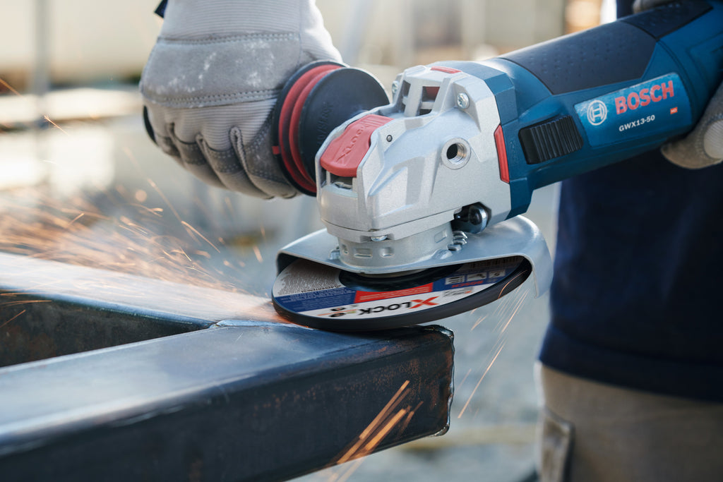Bosch GWX27LM450 4-1/2 In. x 1/4 In. X-LOCK Arbor Type 27 30 Grit Metal Grinding Abrasive Wheel
