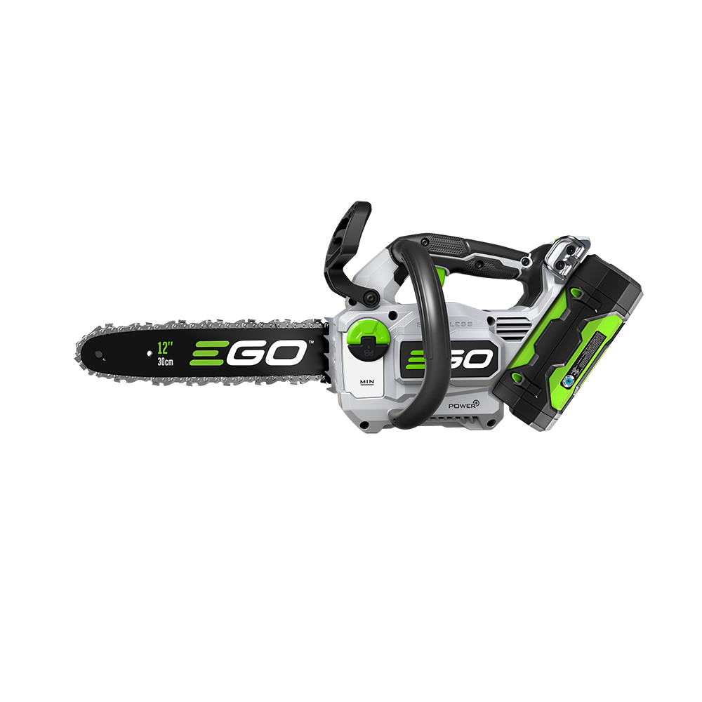 POWER+ 12" Compact Chain Saw with 2.5Ah Battery and 210W Charger
