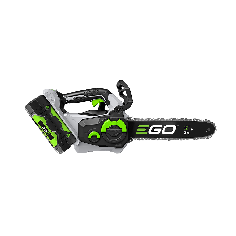 POWER+ 12" Compact Chain Saw with 2.5Ah Battery and 210W Charger