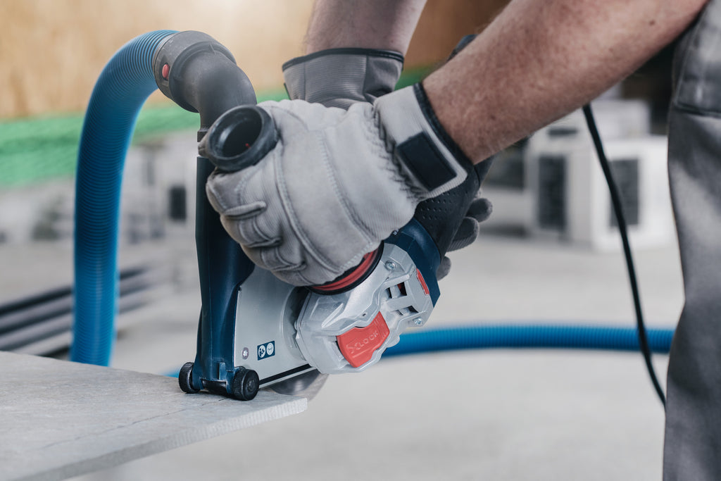 Bosch GWX10-45DE 4-1/2 In. X-LOCK Ergonomic Angle Grinder with No Lock-On Paddle Switch