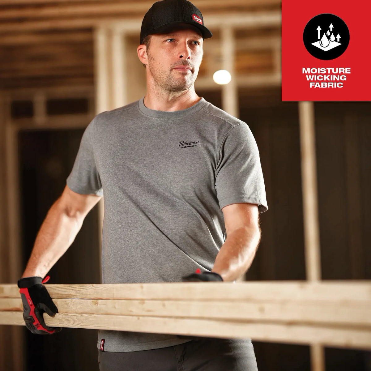 Milwaukee FREEFLEX Hybrid Work Tee - Short Sleeve