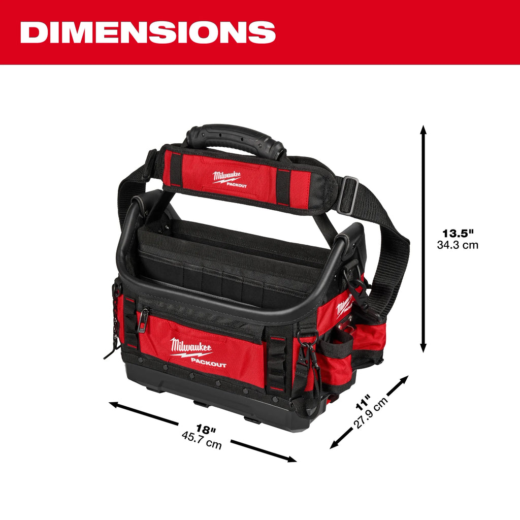 Milwaukee PACKOUT 15" Structured Tote | 48-22-8317