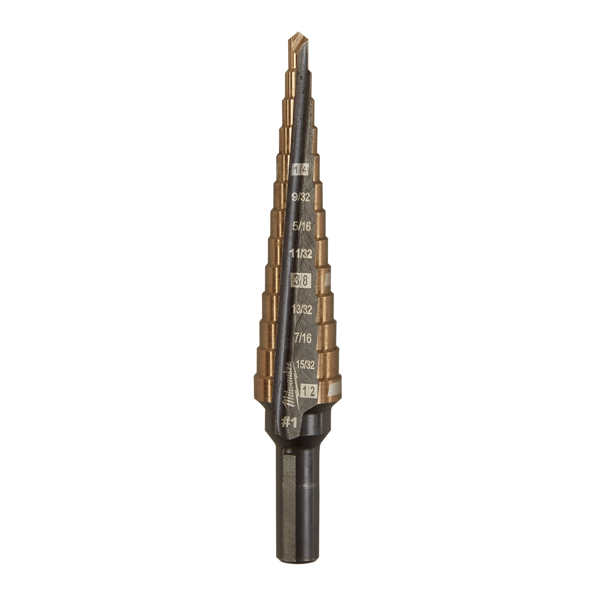 Milwaukee Cobalt Step Drill Bit #1 (1/8"-1/2") | 48-89-9281