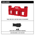 PACKOUT™ Tool Box M18™ Battery Rack Attachment