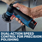 Bosch GPO12V-77N 12V Compact Cordless Brushless 3 In. Rotary Polisher (Tool Only)