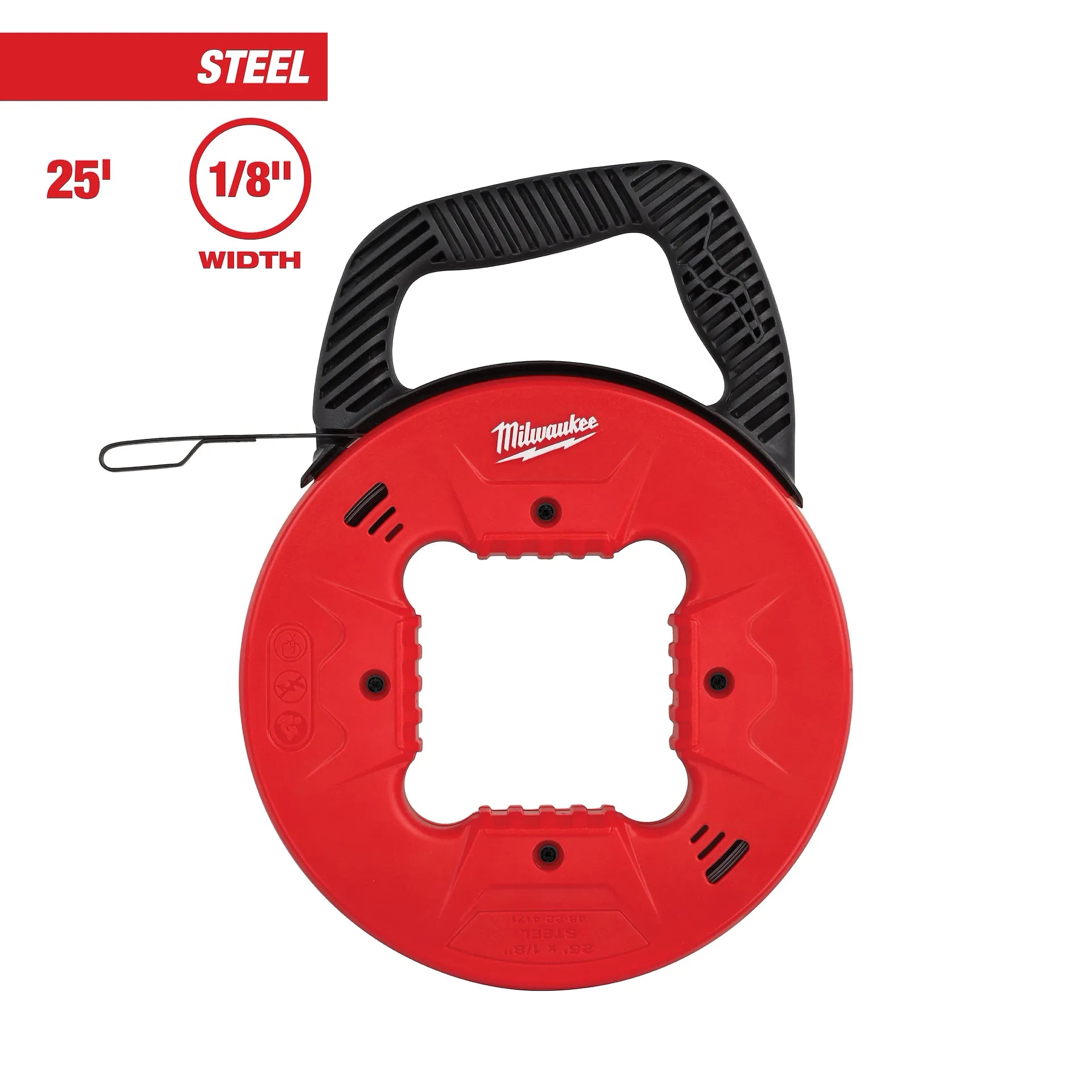 25' 1/8" Steel Fish Tape