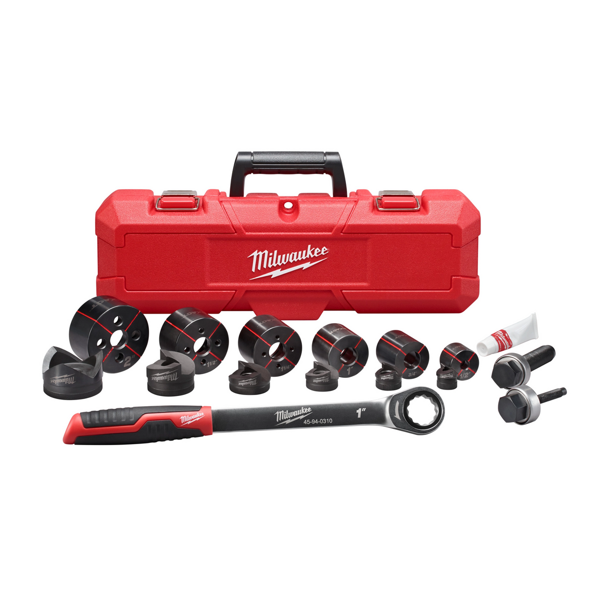 Milwaukee® EXACT™ 1/2" to 2" Hand Ratchet Knockout Set