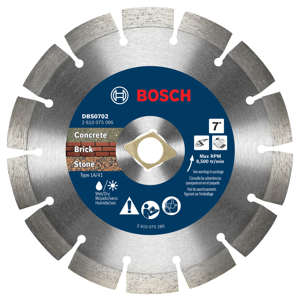 Bosch DBS0702 7 In. Premium Segmented Rim Diamond Blade