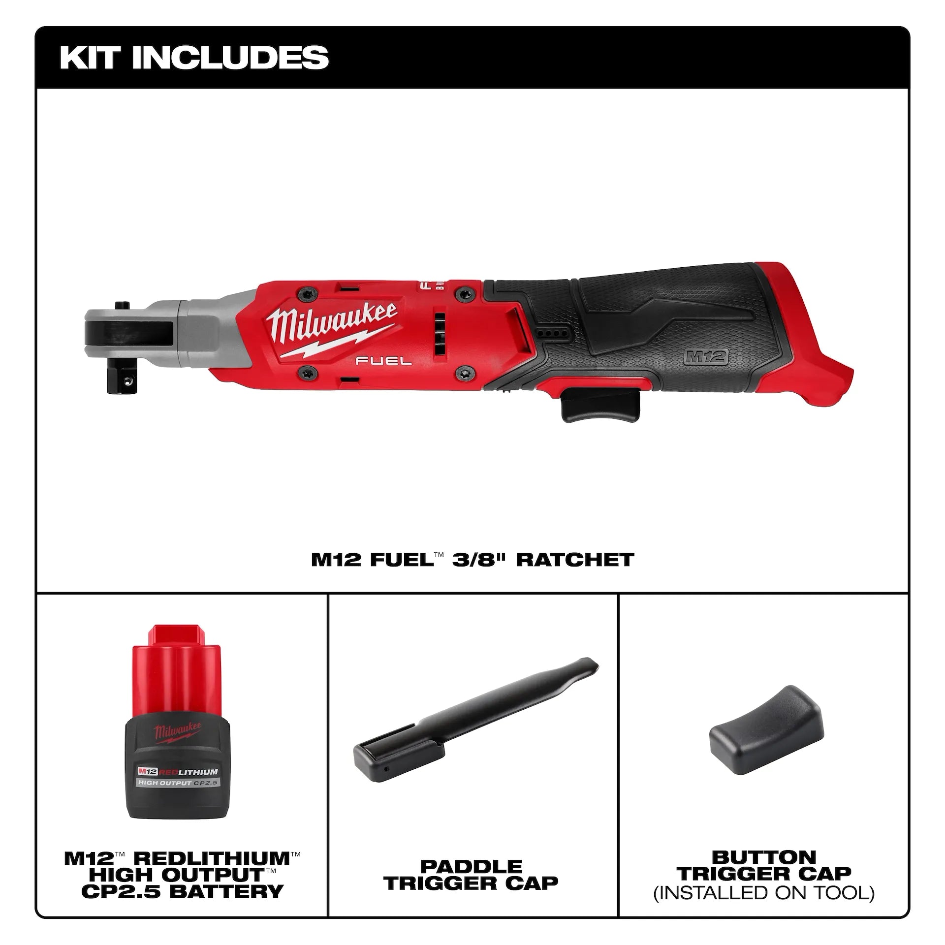 M12 FUEL™ 3/8" Ratchet