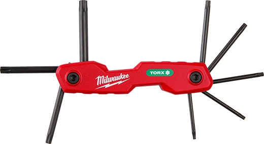 Milwaukee 8-Key Folding Hex Key Set - Torx | 48-22-2184