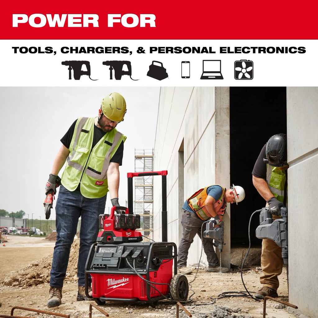 Milwaukee ROLL-ON 7200W/3600W 2.5kWh Power Supply | 3300R