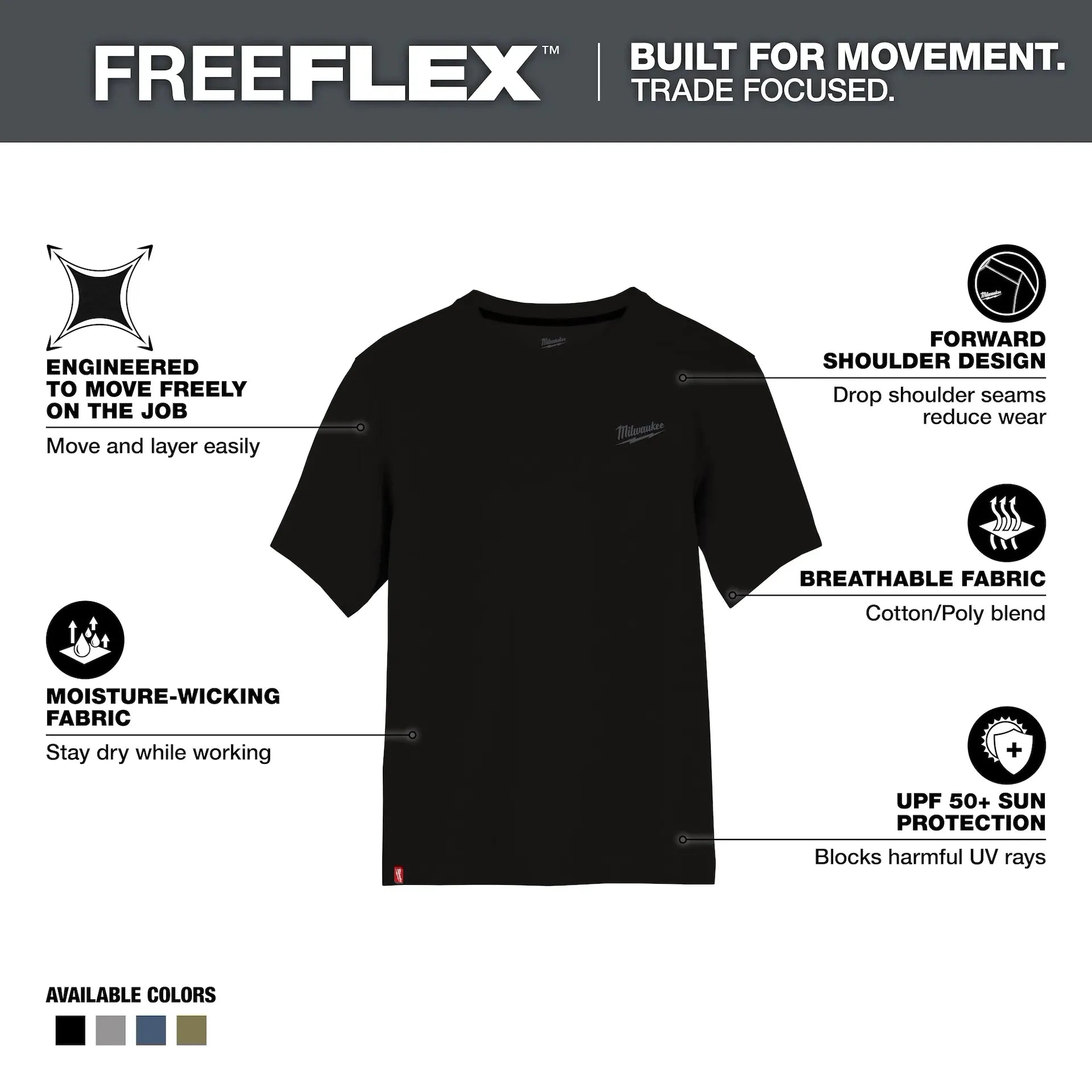 FREEFLEX™ Hybrid Work Tee - Short Sleeve