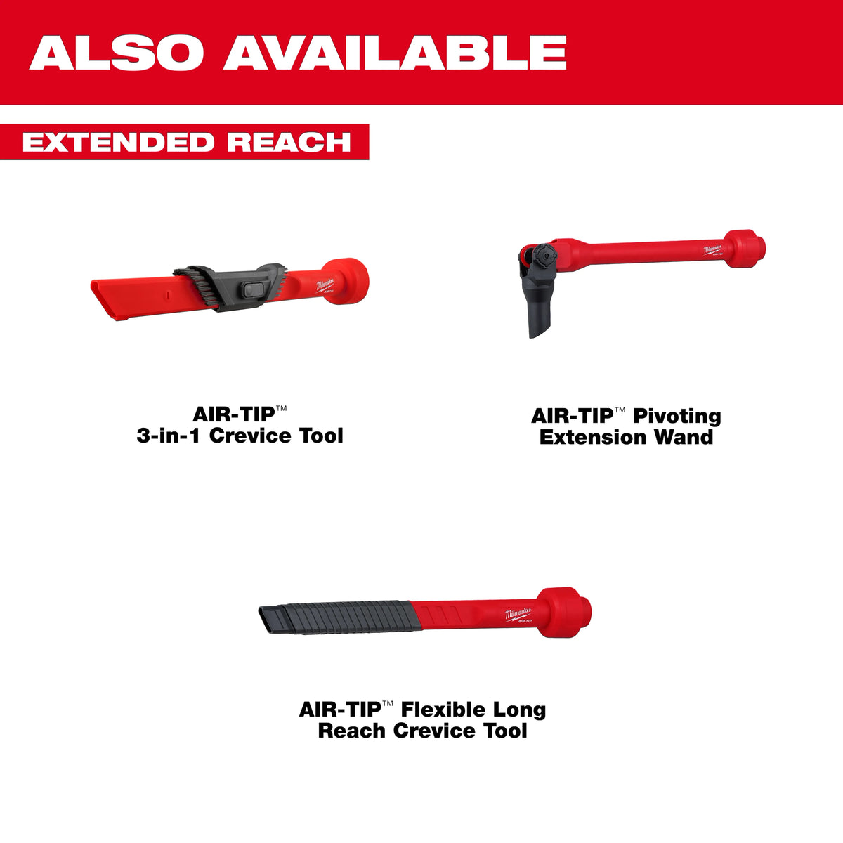 Milwaukee AIR-TIP Pivoting Extension Wand | 49-90-2031