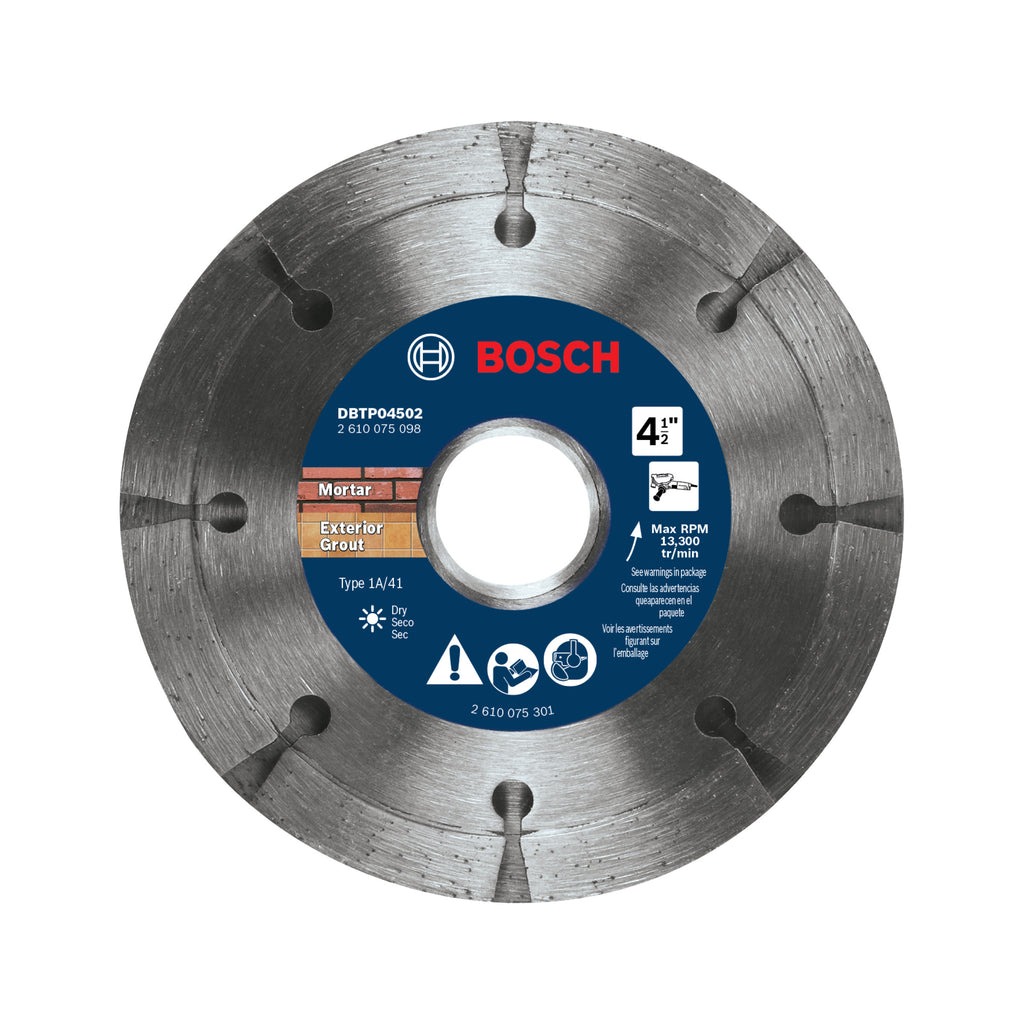 Bosch DBTP04502 4-1/2 In. Premium Sandwich Tuckpointing Wheel