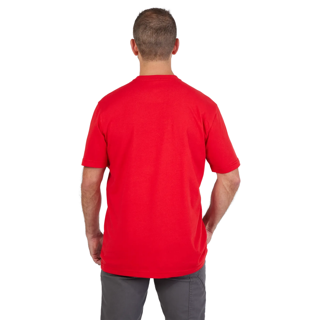 Milwaukee Heavy Duty Tee - Short Sleeve Logo Red L | 607R-L