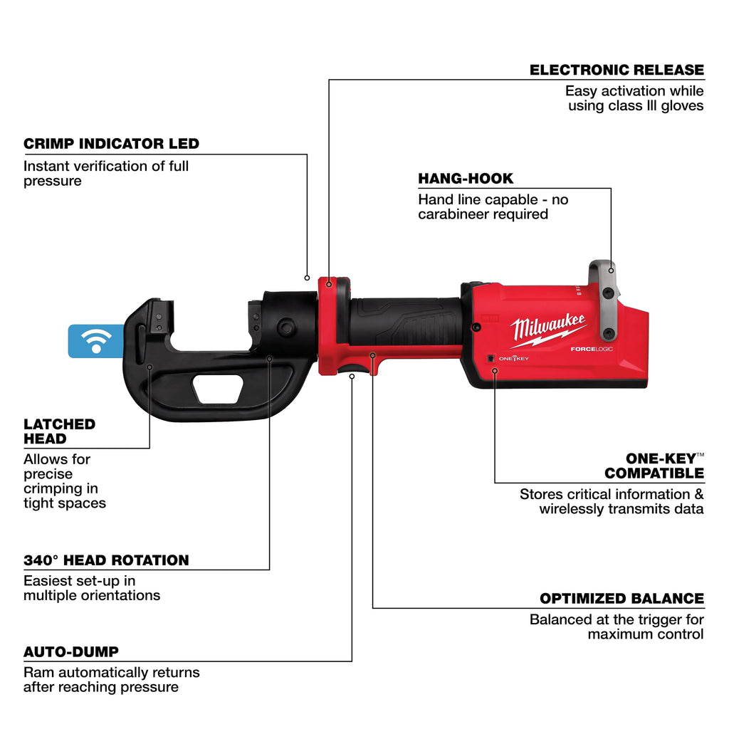M18™ FORCE LOGIC™ 12T Linear Crimper