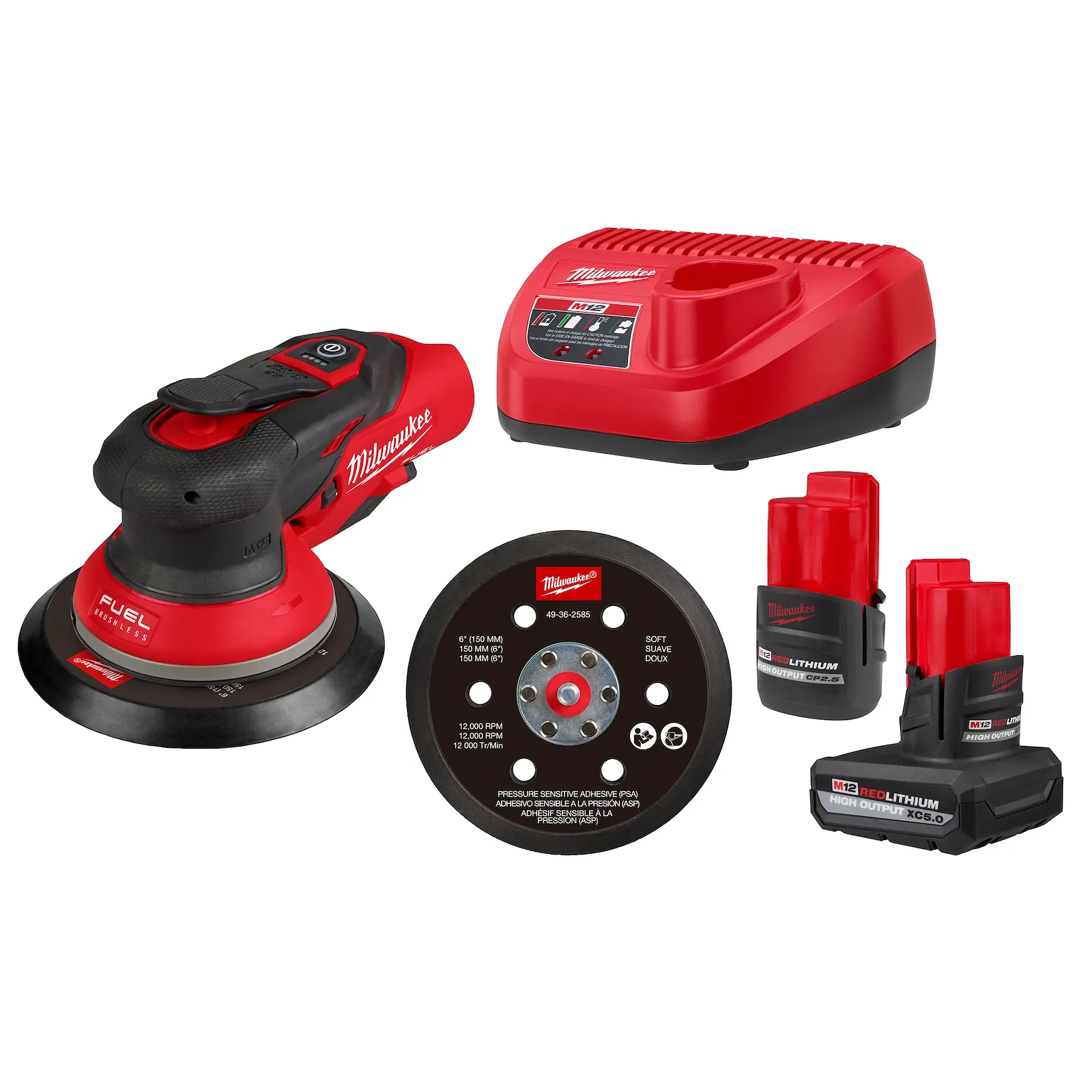 M12™ FUEL™ 6" Random Orbital Sander (3/32")