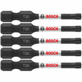 Bosch ITT20205 5 pc. Impact Tough 2 In. Torx #20 Power Bits