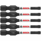 Bosch ITT20205 5 pc. Impact Tough 2 In. Torx #20 Power Bits