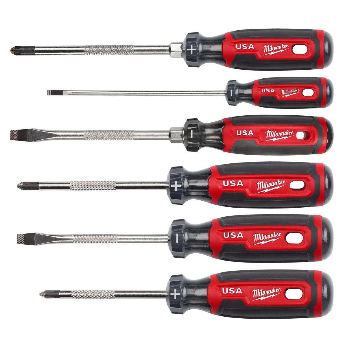 Milwaukee 6-Piece Cushion Grip Screwdriver Set (USA) | MT200-6