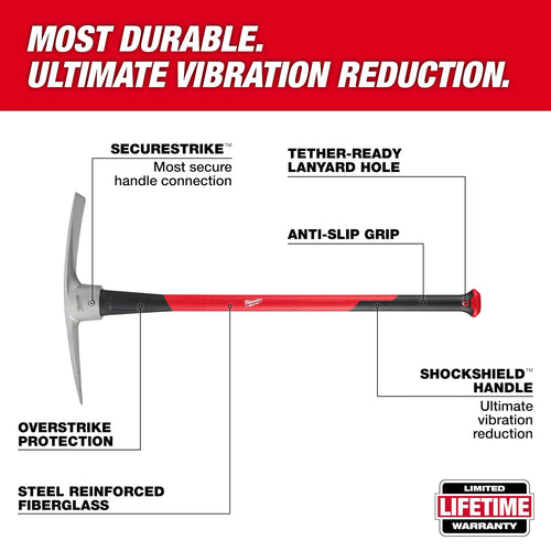 5lb Pick Mattock (36" Handle)