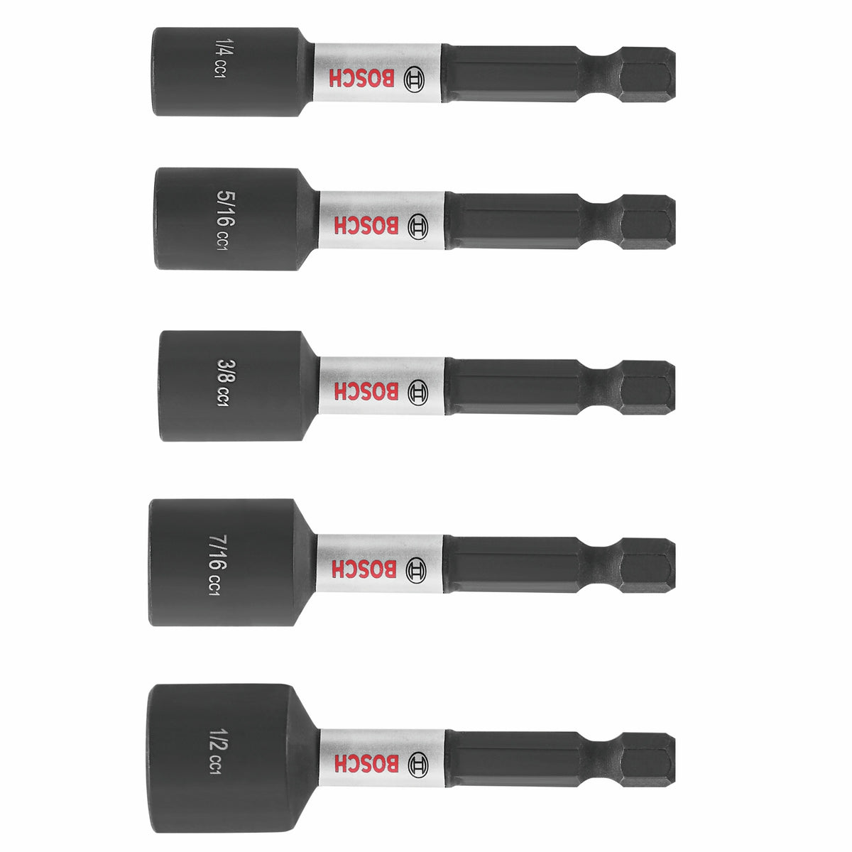 Bosch ITDNSV205 5 pc. Driven 2-9/16 In. Impact Nutsetter Set
