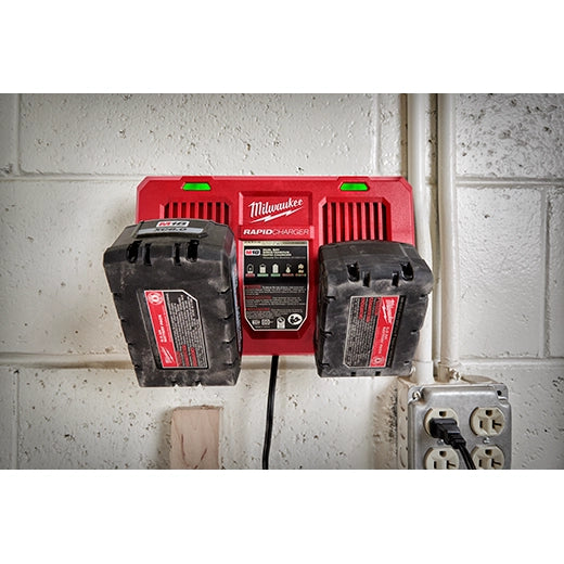 Milwaukee M18 Dual Bay Simultaneous Rapid Charger | 48-59-1802