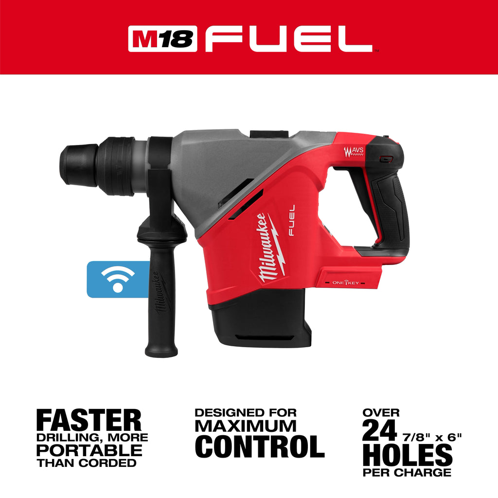 M18 FUEL™ 1-9/16" SDS Max Rotary Hammer w/ ONE KEY™