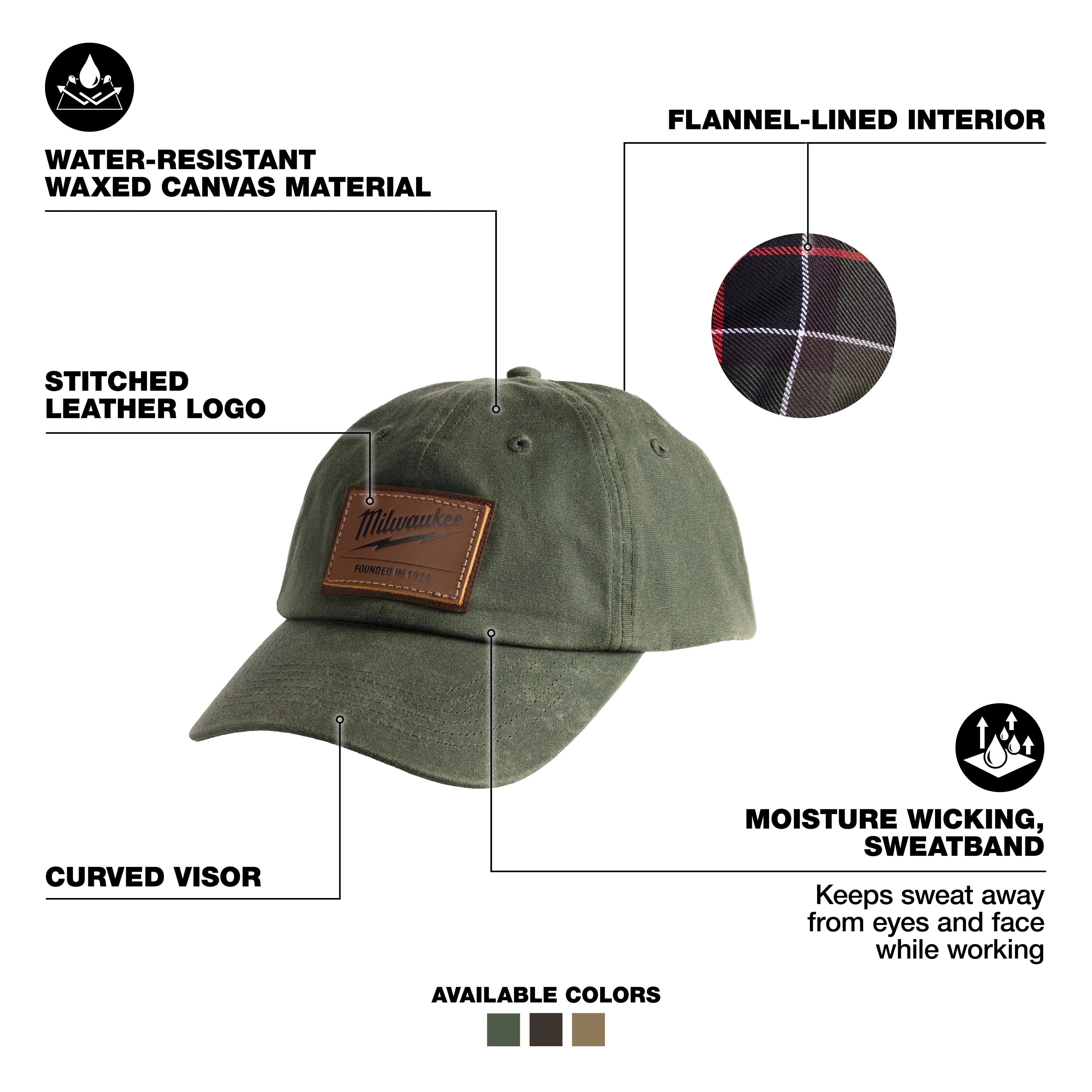 Waxed Canvas Adjustable Hat