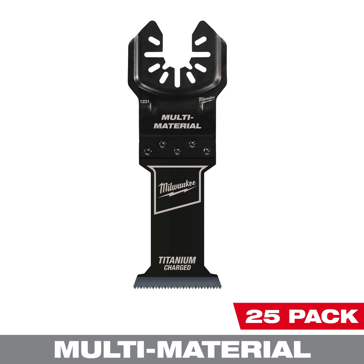 Milwaukee 1-3/8” Bi-Metal Multi-Material Universal Fit Oscillating Multi-Tool Blade (25 PK) | 49-25-1238