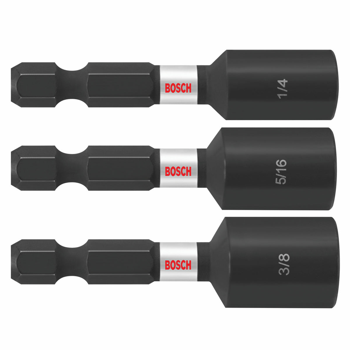 Bosch ITNS2490 3 pc. Impact Tough 1-7/8 In. Nutsetter Set