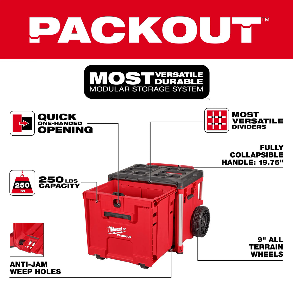 Milwaukee PACKOUT Rolling Drawer Tool Box | 48-22-8420
