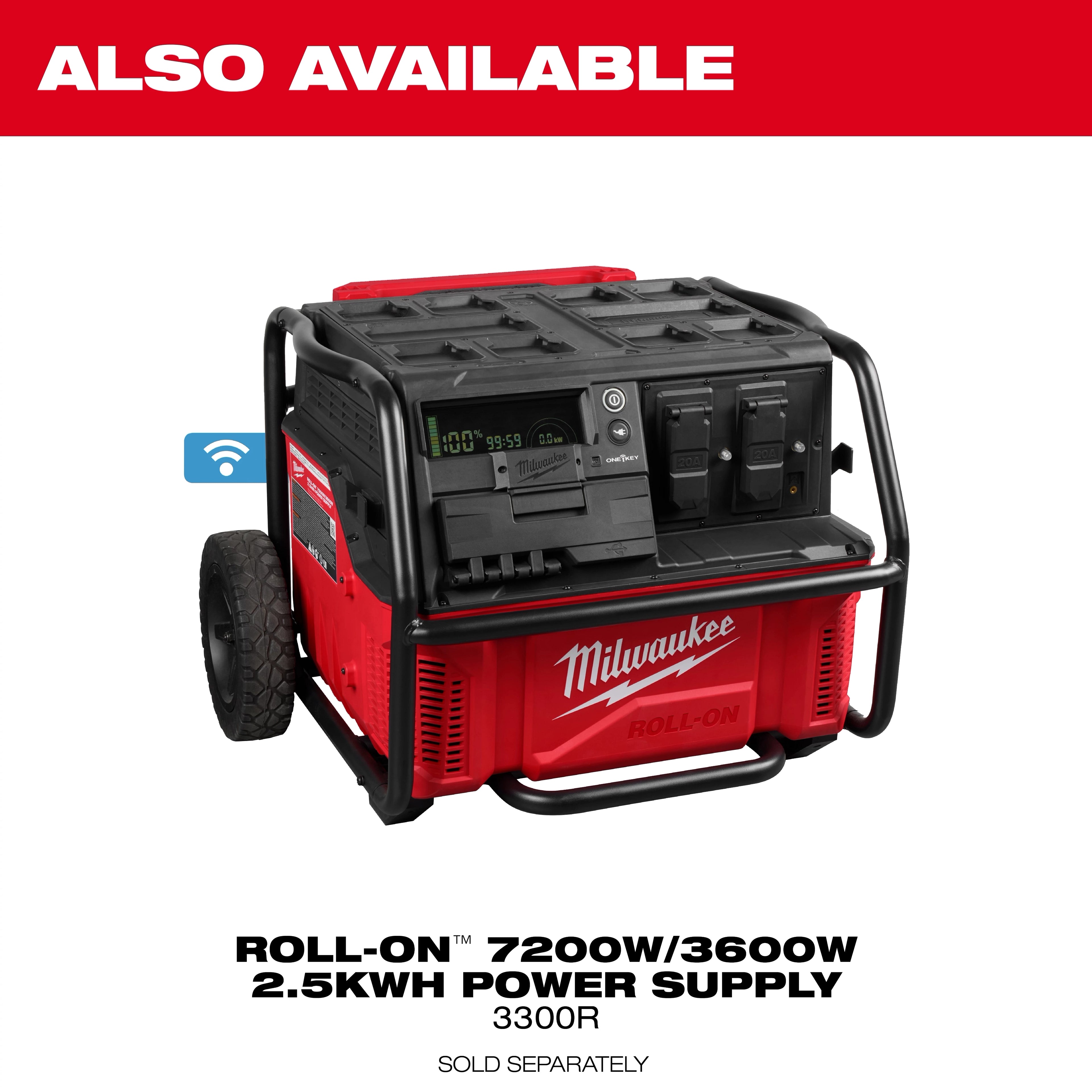 ROLL-ON ™ 7200W/3600W 6.0kWh Power Supply