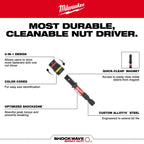 2PC SHOCKWAVE™ Impact Duty QUIK-CLEAR™ 2-in-1 Magnetic Nut Driver Set