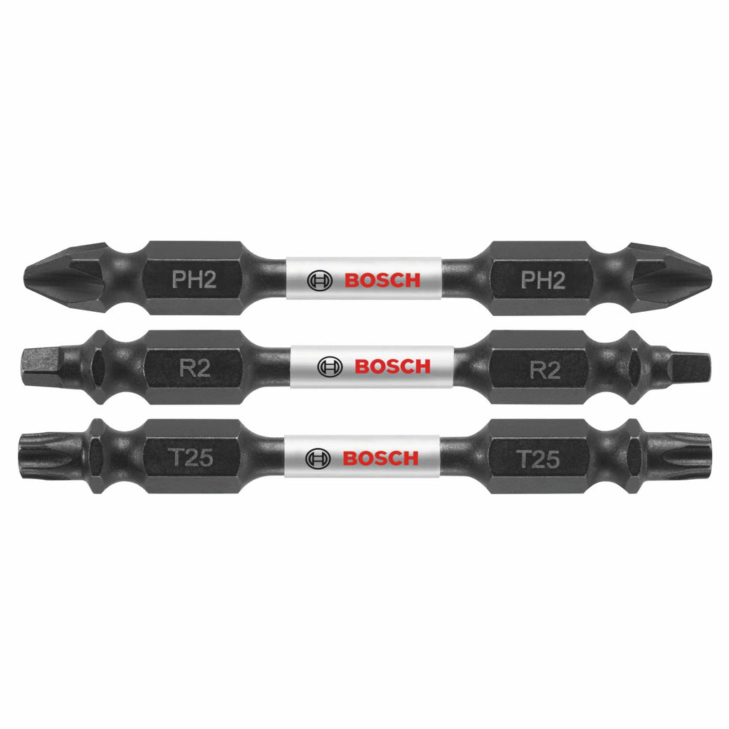 Bosch ITDEV2503 3 pc. Impact Tough 2.5 In. Double-Ended Bit Set