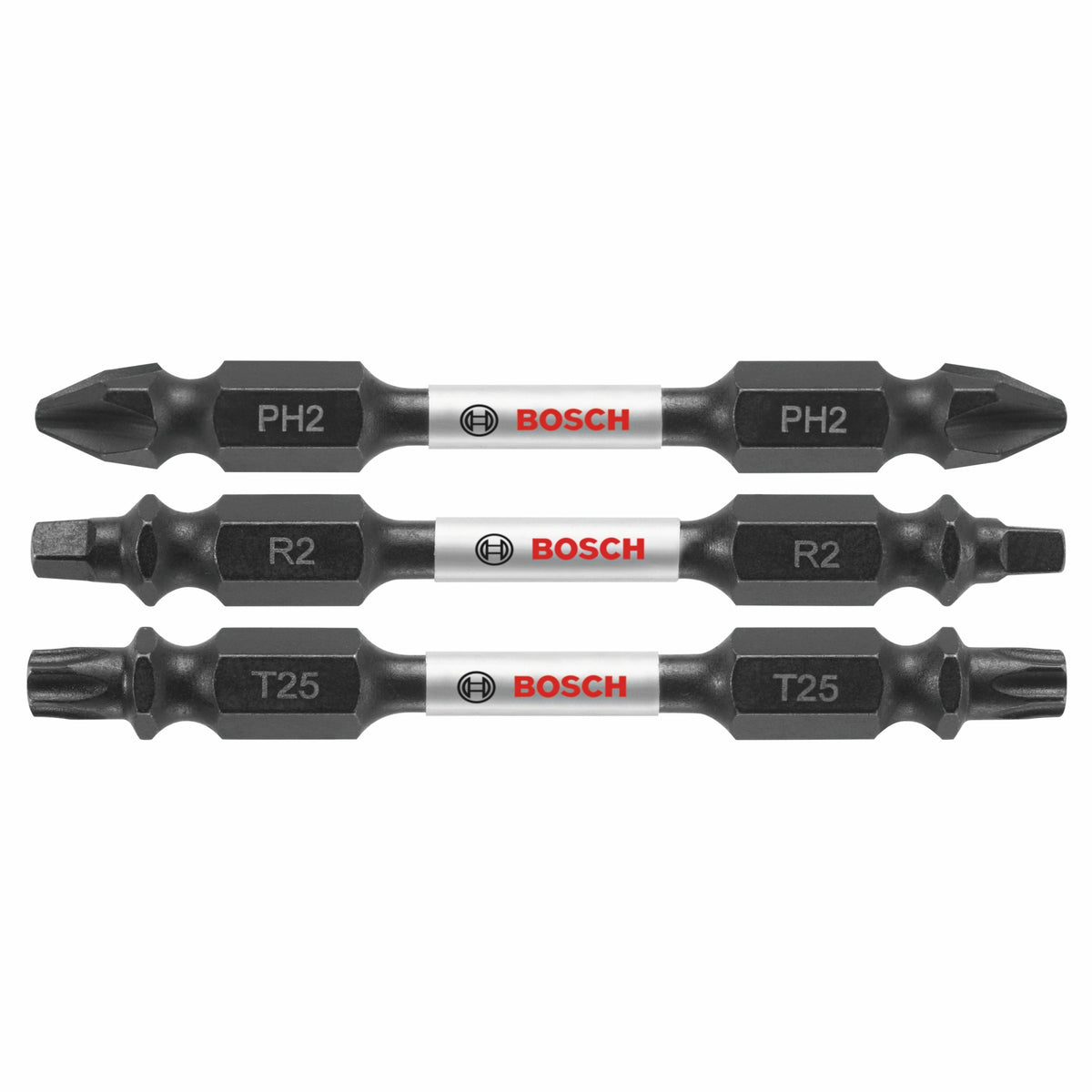 Bosch ITDEV2503 3 pc. Impact Tough 2.5 In. Double-Ended Bit Set