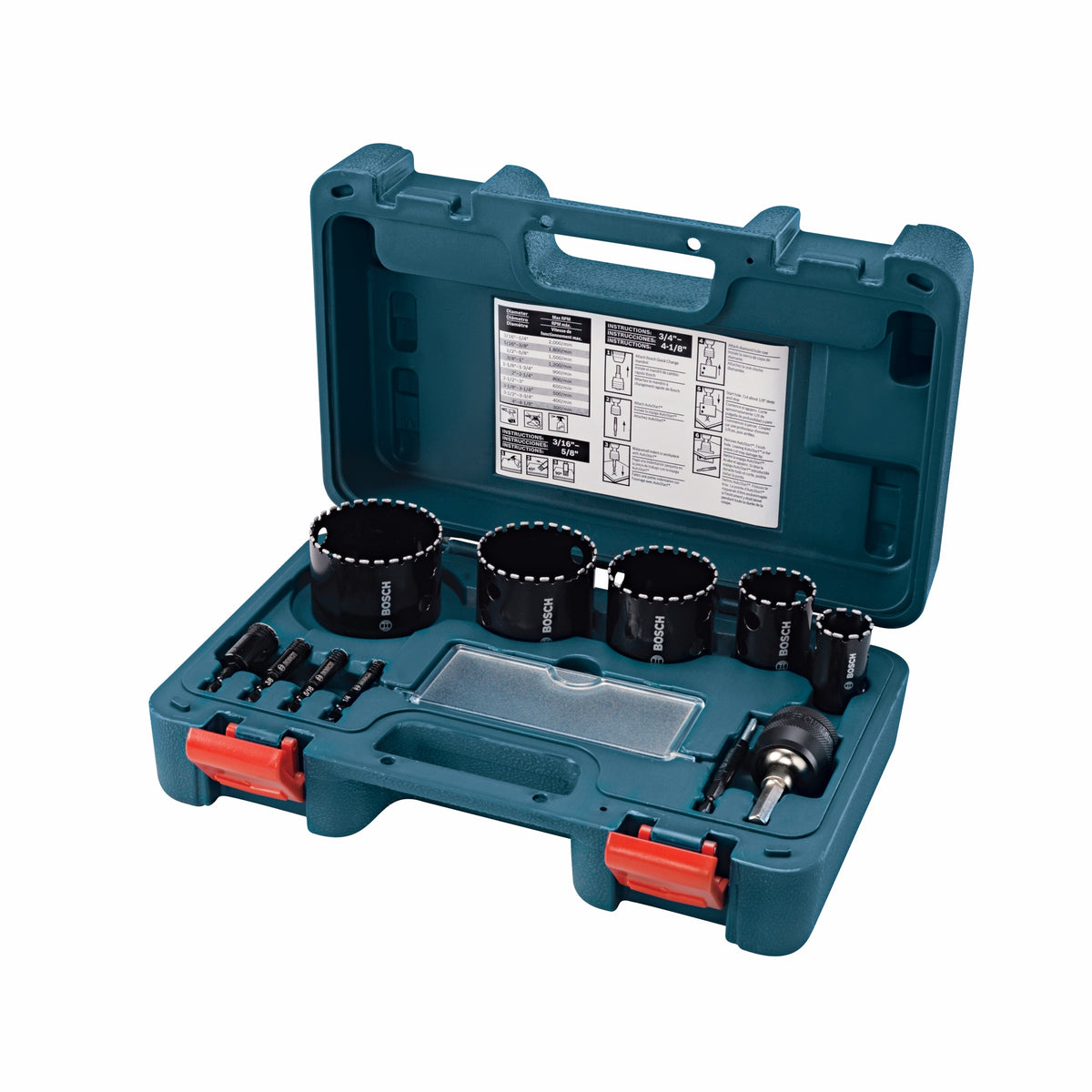 Bosch HDG11 11 pc. Diamond Hole Saw Set