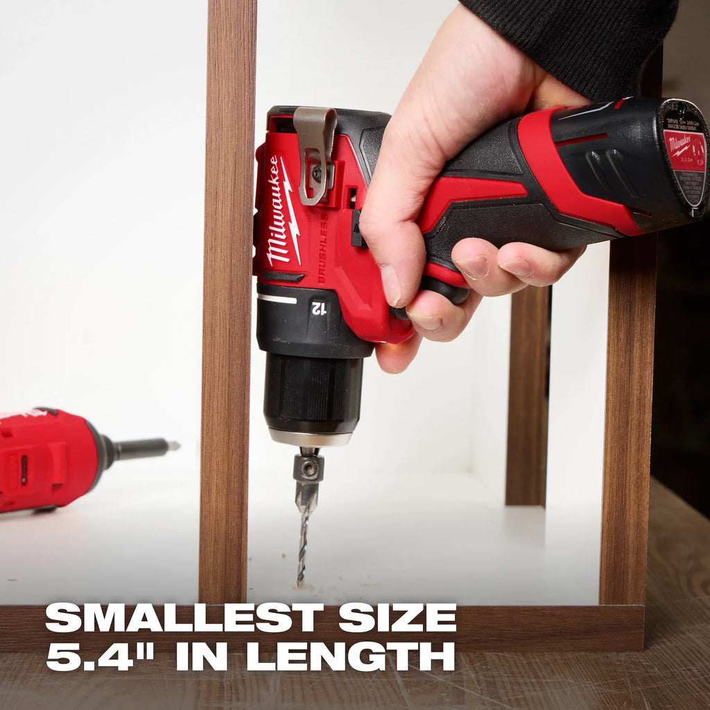 Milwaukee M12 Subcompact Brushless 3/8" Drill/Driver – Configuration Options