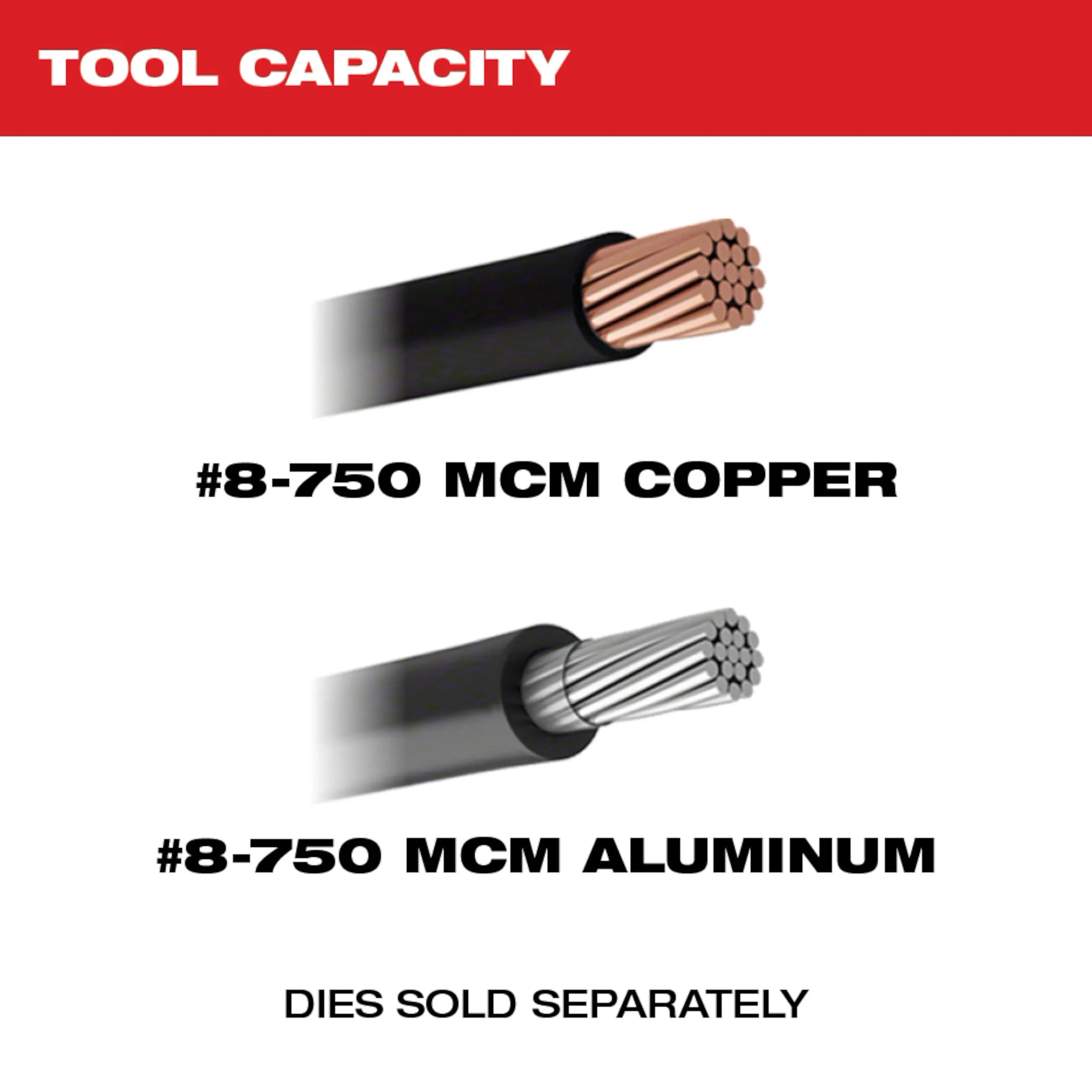 M18™ FORCE LOGIC™ 750 MCM Crimper