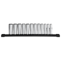 Milwaukee 12-Piece 3/8” Drive 12-Point Deep Well Metric Socket Set | 48-22-9521