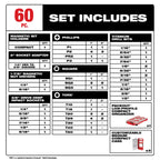SHOCKWAVE™ Impact Duty 60PC Drill, Drive & Fasten with PACKOUT™