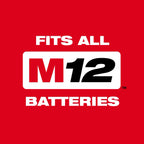 Milwaukee M12 Green 360° 3-Plane Laser with Automatic Alignment & Receiver | 3642-21